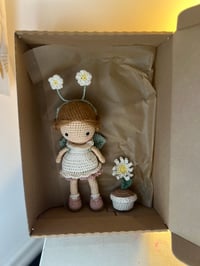 Image 4 of Crochet Doll Daisy with Flower Pot 