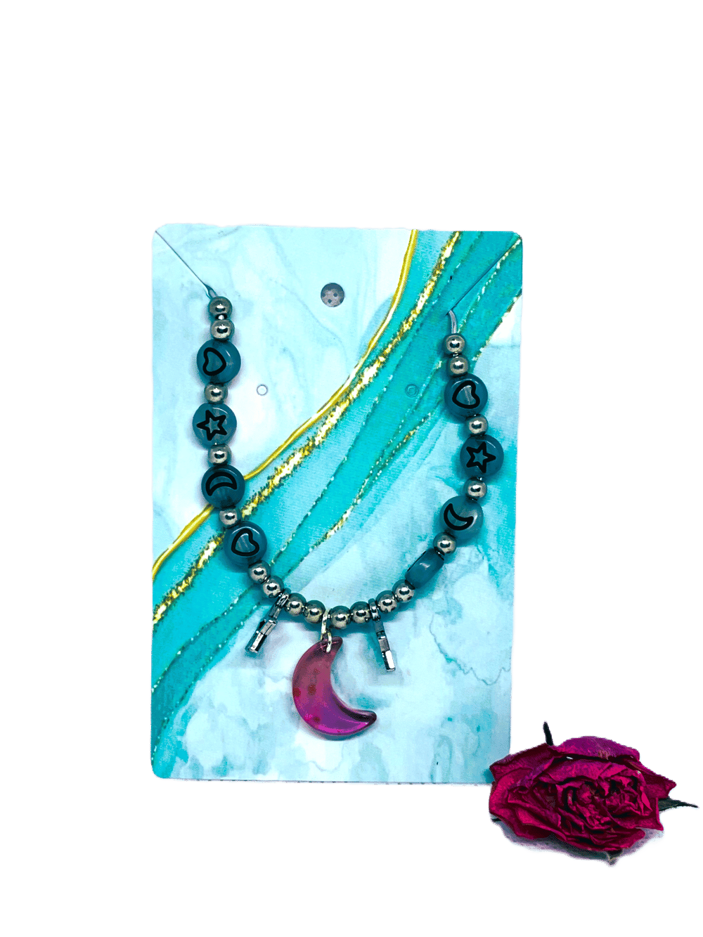 Image of Moon & Stars Charm Bracelet
