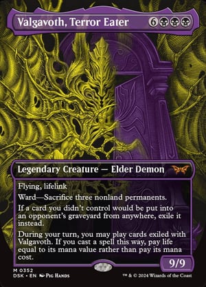 Image of MTG Valgavoth prelim sketch