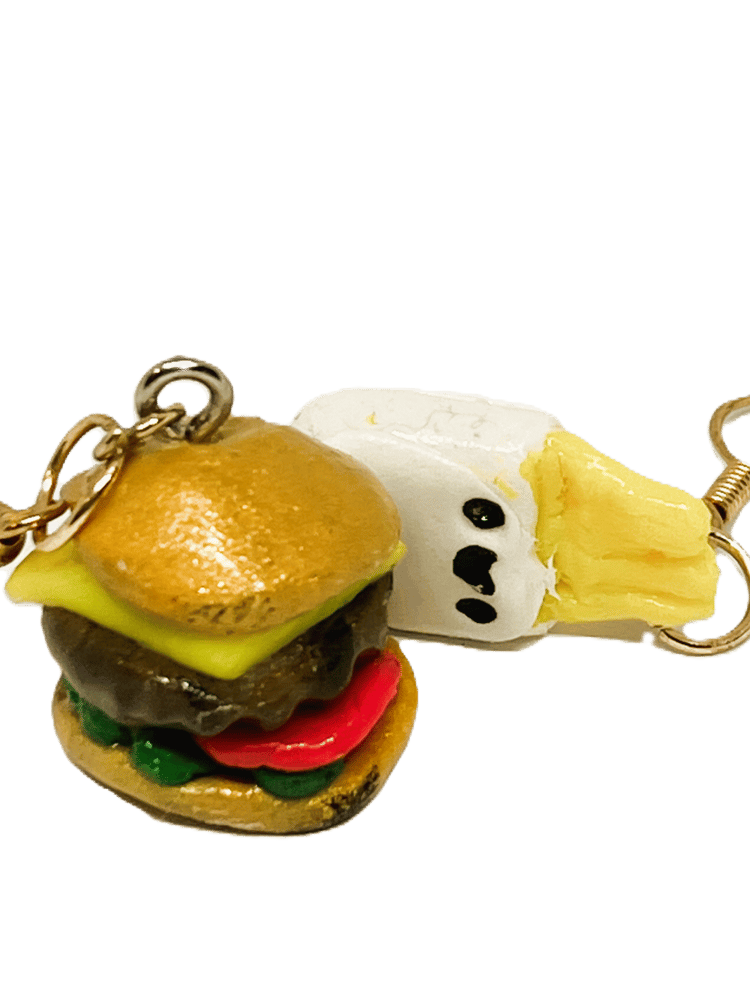 Image of Burger & Fries Earrings