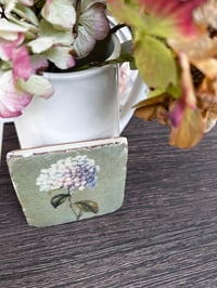 Image 2 of Pair of ceramic hydrangea coasters