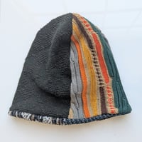 Image 2 of Upcycled Reversible Beanie Cotton Blend 39