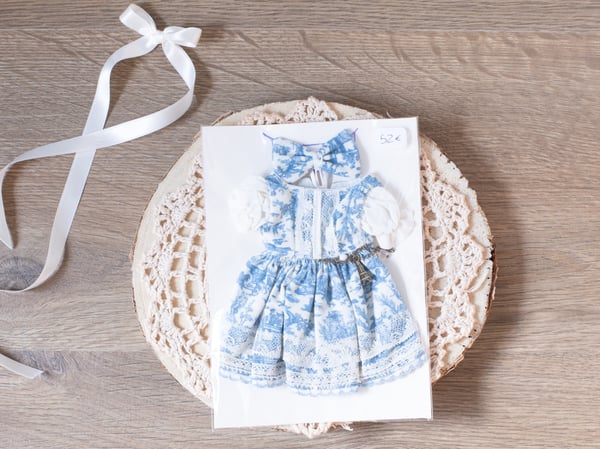 Image of Robe en toile de Jouy - Pullip