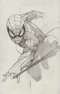 WEB MASTER ORIGINAL PENCIL ART SIGNED