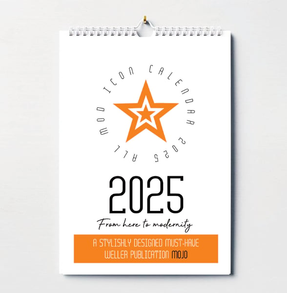 Image of NEW! All Mod Icon Limited Edition 2025 A5 Calendar