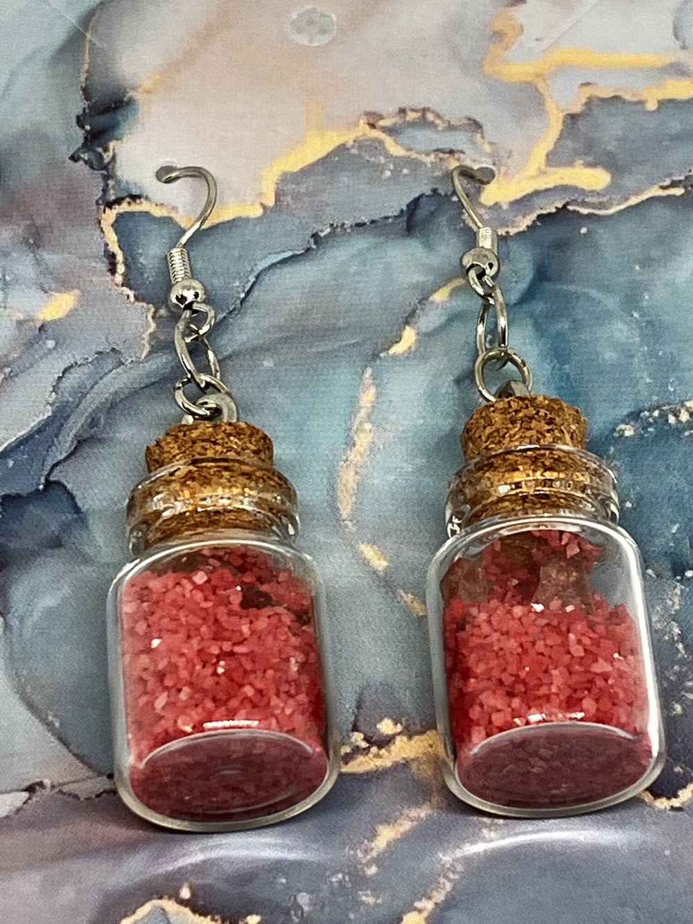 Image of Cork Bottle Earrings