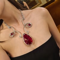 Image 3 of Scarlet's Tear Necklace