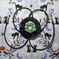 Image 1 of Great Wyrm Bolo Tie - Black & Green