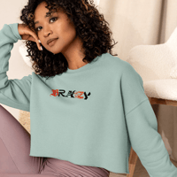 Image 10 of BRAZY Blues Crop Sweatshirt