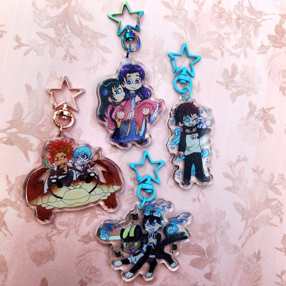 Image of Misc. Anime keychains