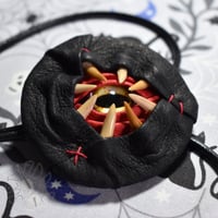 Image 2 of wyrm Bolo Tie - Black & Red