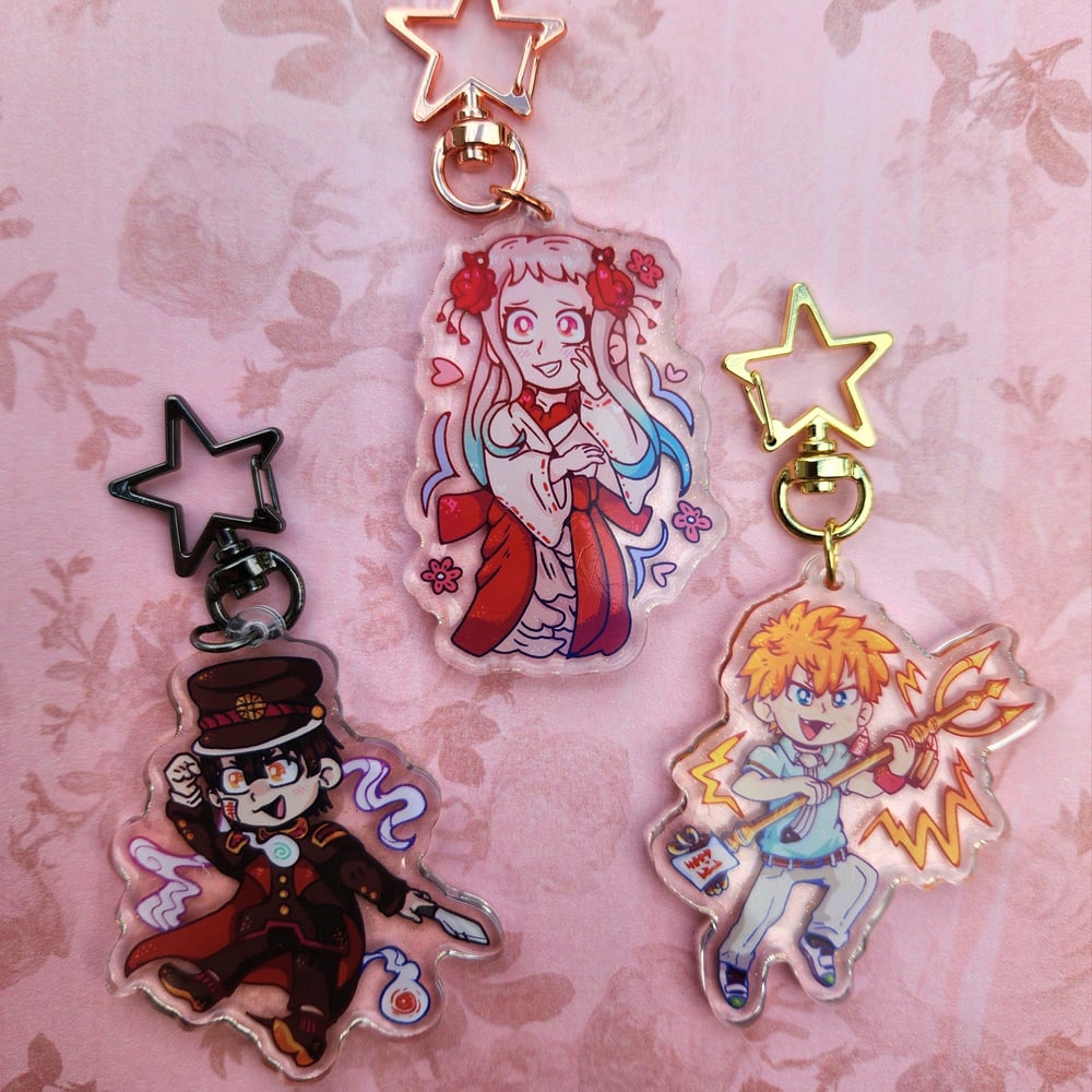 Image of TBHK acrylic keychains