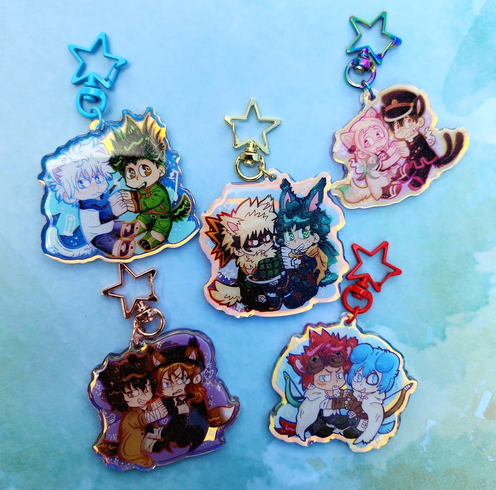 Image of Anime duo keychains