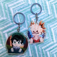 Image 2 of Deku&Dynamite keychains