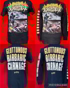 Image of Officially Licensed Visceral Explosion "Gluttonous Barbaric Carnage" Short/Long Sleeves Shirts!