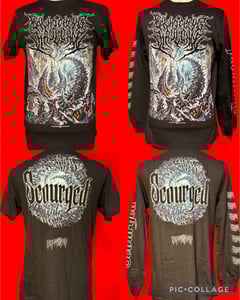 Image of Officially Licensed Pathogenic Virulence "Scourged" Cover Art Short/Long Sleeves Shirts!