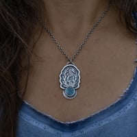 Image 3 of Seahorse pendant necklace