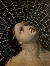 Image 2 of Antique 1800s book engraving -  CLEOPATRA- Real Web