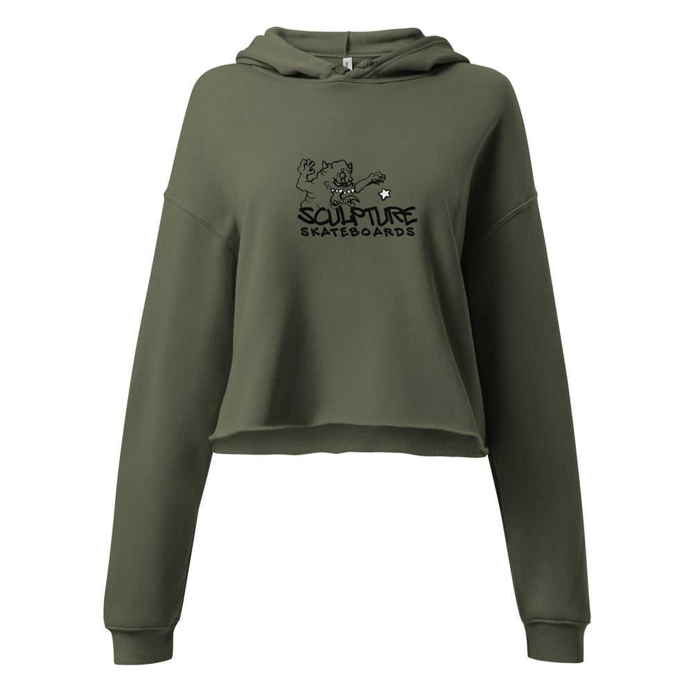Cropped Monster Hoodie