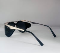 Image 3 of Black and Gold Frameless Sunglasses 
