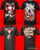 Image of Officially Licensed Abbath "Dread Reaver" Saw "Unleash Perpetual Torture" Cover Art Shirts!!