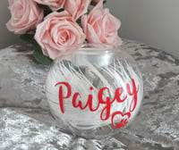 Image 7 of Personalised pet loss glass tealight holder 