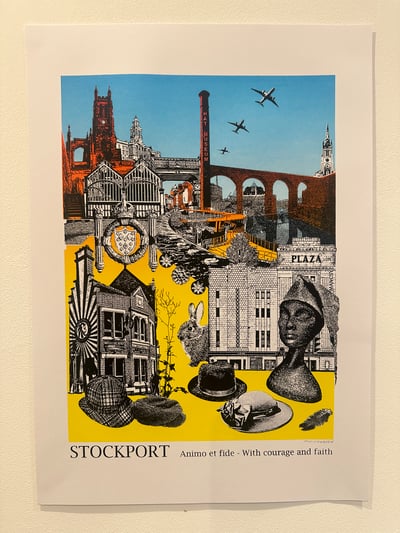Image of A3 Stockport screen print