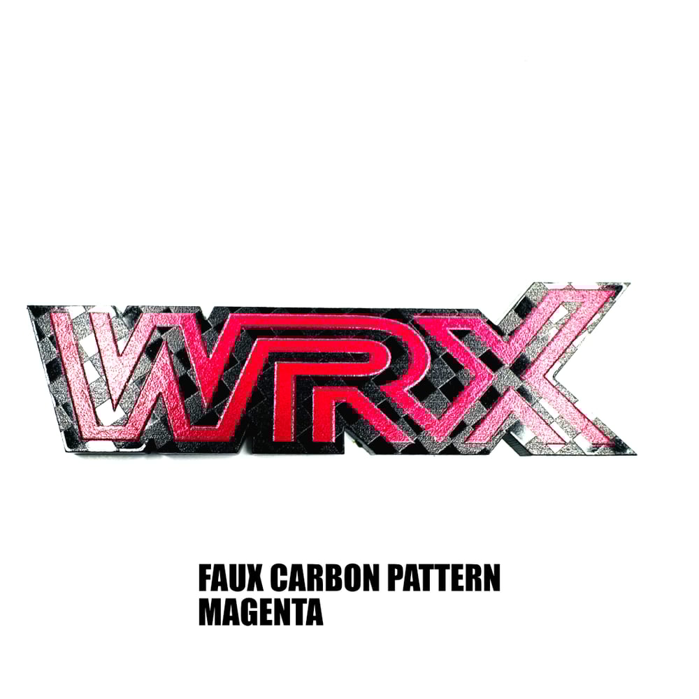 Image of Custom WRX Badge