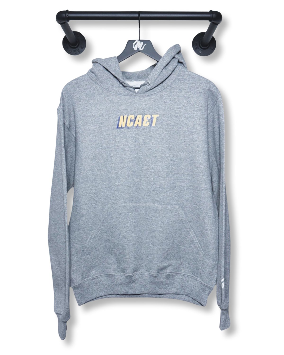 Image of NCA&T 1891 Block Hoodie-Gray