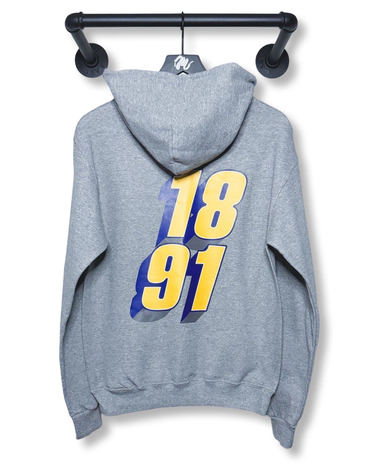 Image of NCA&T 1891 Block Hoodie-Gray