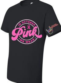 Image 2 of October Awareness Pink Tee