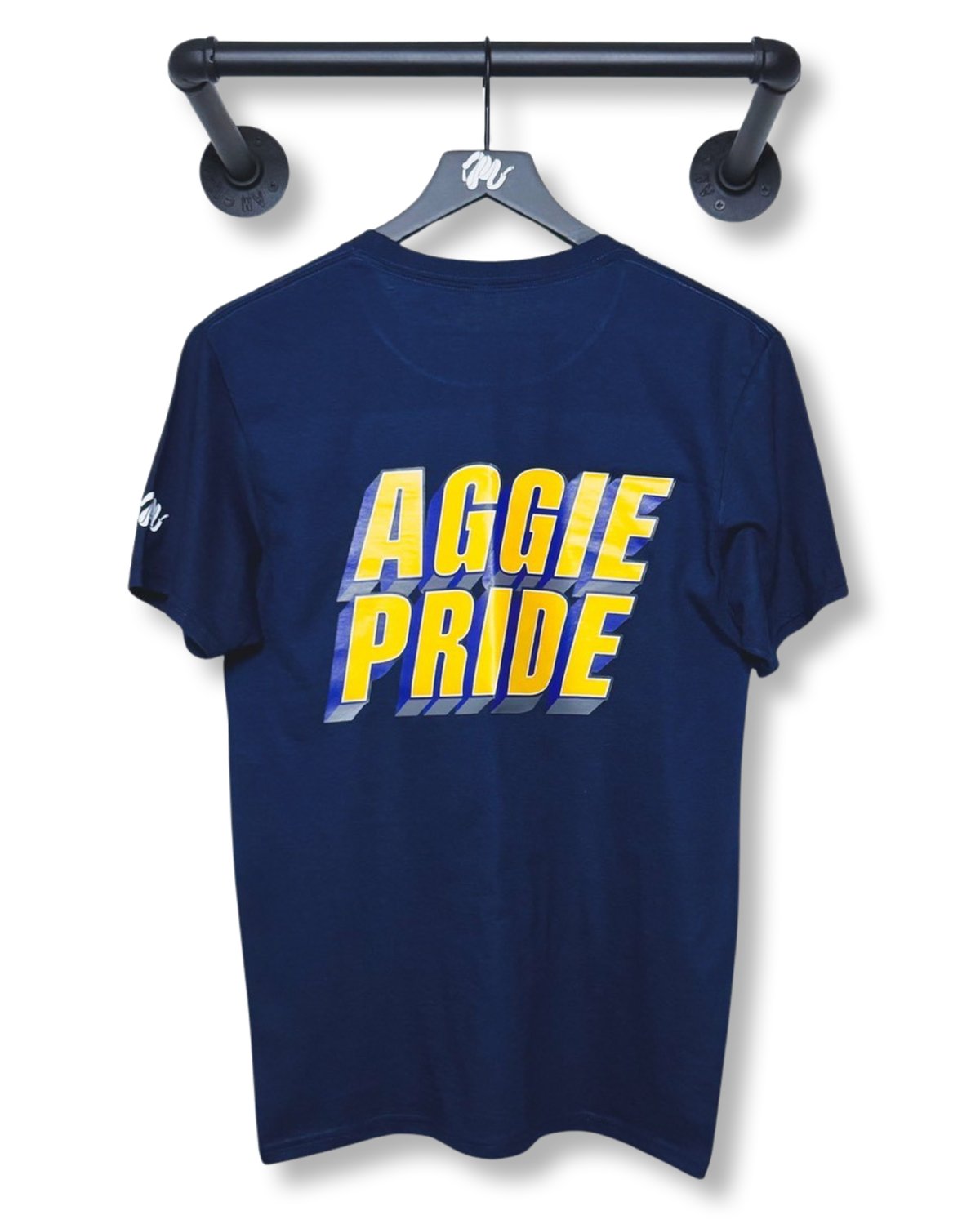 Image of 1891 Aggie Pride Block Tee-Navy