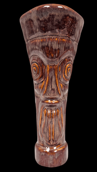 Image 2 of Katiki ARTIST SERIES Castaways No.1 Tiki Mug Artist Proof 1/1 (Plum Brown) FREE SHIPPING