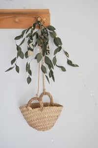 Image 1 of Suspension de petites feuilles en laine mérinos