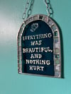 Everything was beautiful headstone