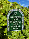 Everything was beautiful headstone