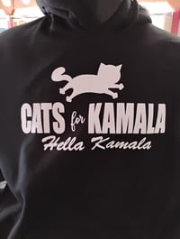 cats for kamala unisex hoodie