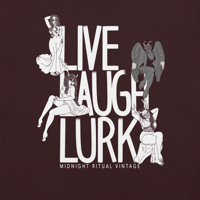 Image 4 of Live, Laugh, Lurk Tee