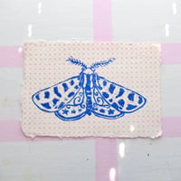 Image 1 of Linocut Moth Art Print