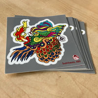 Image 2 of Temple Warrior (Sticker)