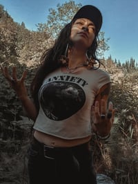 Image 4 of Anxiety unisex shirt- White