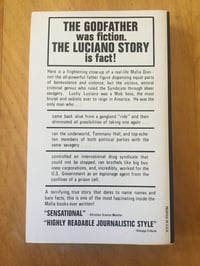 Image 2 of Sid Feder "The Luciano Story" Mass Market Paperback