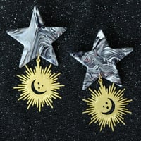 Large Marbles Star Dangles