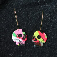 Multicolored Bright Skull Loops