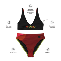 Image 3 of Recycled High-Waisted Real BRAZY Bikini