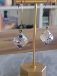 Image 2 of Once Upon a December - anastasia inspired dice earrings 