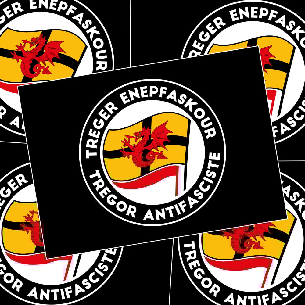 Image of PRÉVENTE Autocollants / Pegsunioù "Treger Enepfaskour / Trégor antifasciste".
