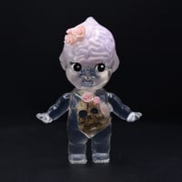 Image 2 of Rose Oneill Glow in the Dark Brain and Skull Kilos Kewties 3 inch Double Cast Resin Figure