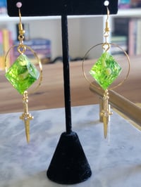 Image 9 of Gelatinous Cutie - dice earrings 