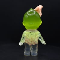 Image 4 of 4.5" Large Green Glow in the Dark Anatomy Double Cast Kilos Kewtie Addams Family Edition